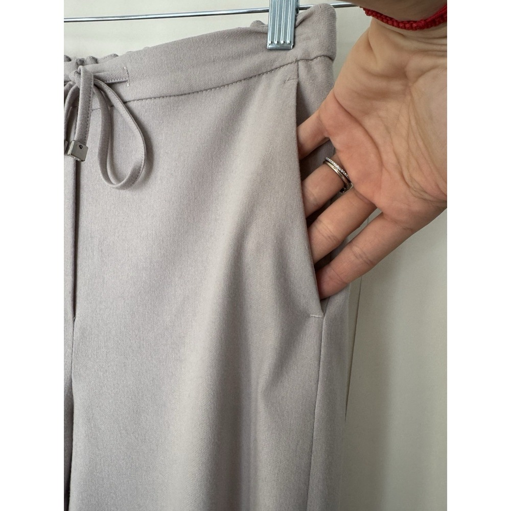 S Max Mara - Floria Stretchy Waist Wool Size 42 IT 8 uS Dusty Pink - Picture 4 of 12
